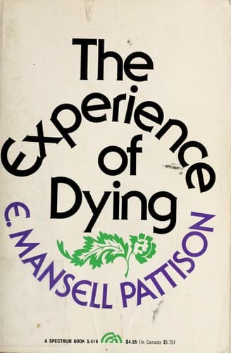 Cover image for The experience of dying