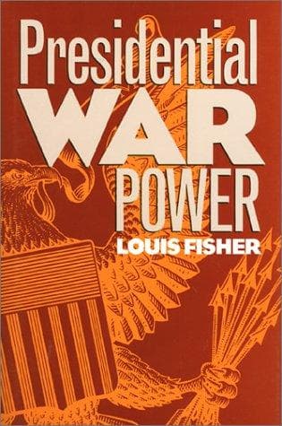 Cover image for Presidential war power