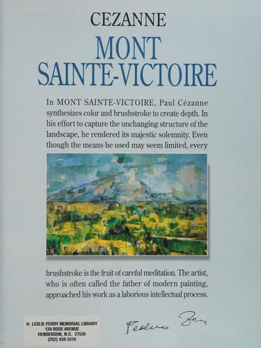 Cover image for Cézanne, Mont Sainte-Victoire