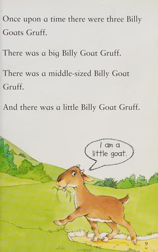 Cover image for The three billy goats gruff