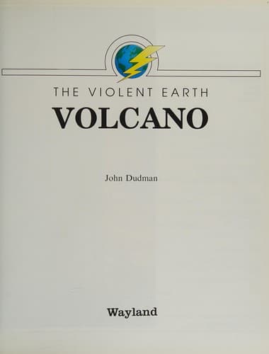 Cover image for Volcano (Violent Earth)