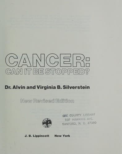 Cover image for Cancer