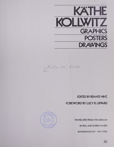 Cover image for Käthe Kollwitz