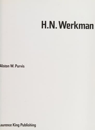 Cover image for H.N. WERKMAN.