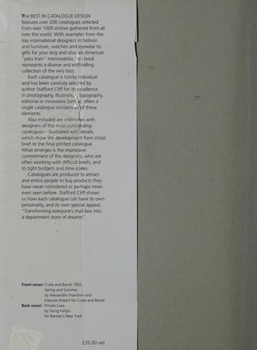 Cover image for The best in catalogue design