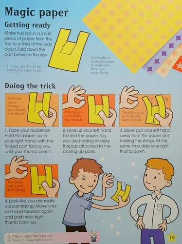 Cover image for Magic tricks to make and do