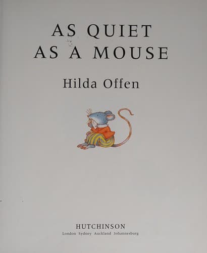 Cover image for As quiet as a mouse