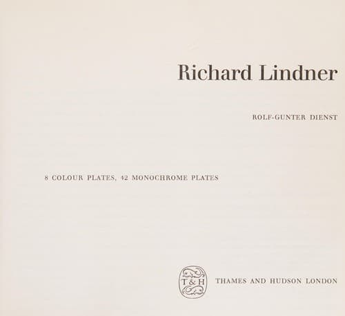 Cover image for Richard Lindner