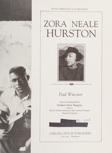 Cover image for Zora Neale Hurston