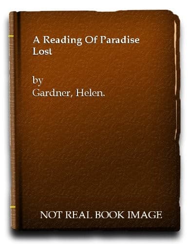Cover image for Reading of "Paradise Lost" (Alexander Lectures)