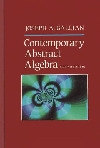 Cover image for Contemporary abstract algebra