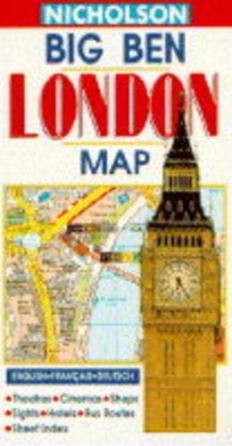 Cover image for Nicholson Big Ben London map