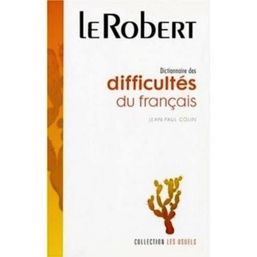 Cover image for Dictionnaire des difficultés du français