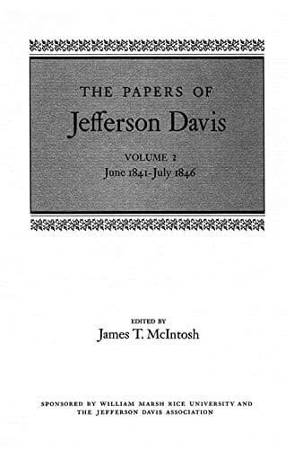 Cover image for The Papers of Jefferson Davis