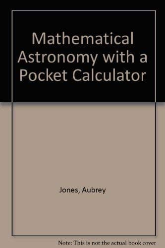 Cover image for Mathematical astronomy with a pocket calculator