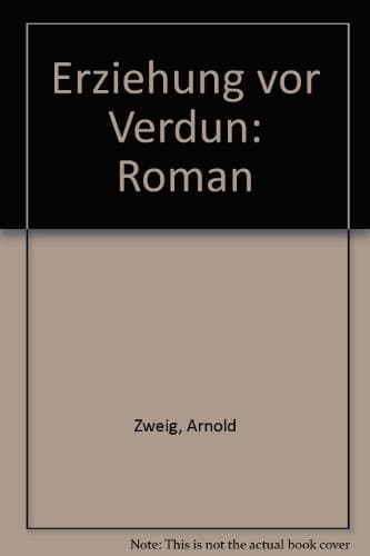 Cover image for Erziehung vor Verdun