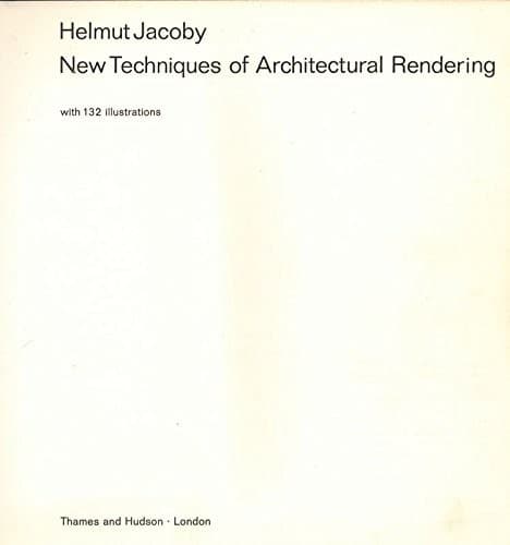 Cover image for New techniques of architectural rendering.