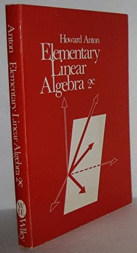Cover image for Anton Elementary Linear Algebra