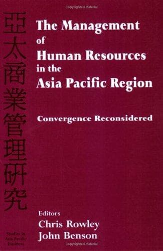 Cover image for The Management of Human Resources in the Asia Pacific Region