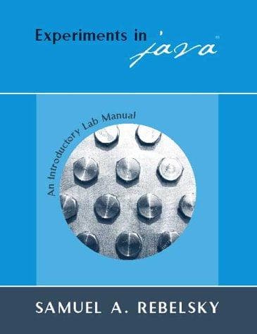 Cover image for Experiments in Java