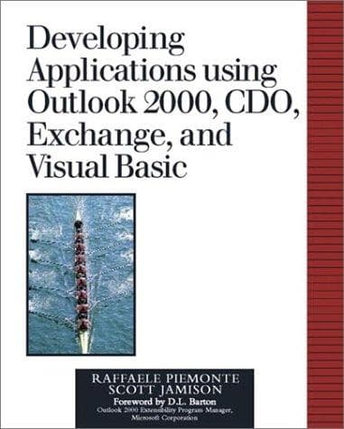 Cover image for Developing Applications using Outlook 2000, CDO, Exchange, and Visual Basic
