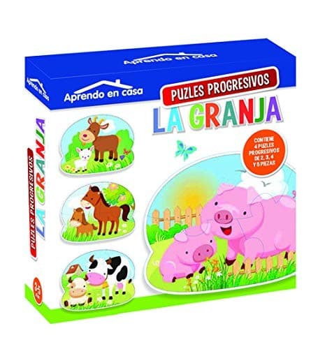 Cover image for APRENDO EN CASA PUZZLES PROGRESIVOS