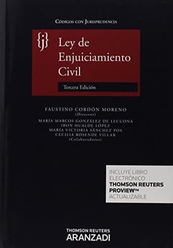Cover image for Ley de Enjuiciamiento Civil