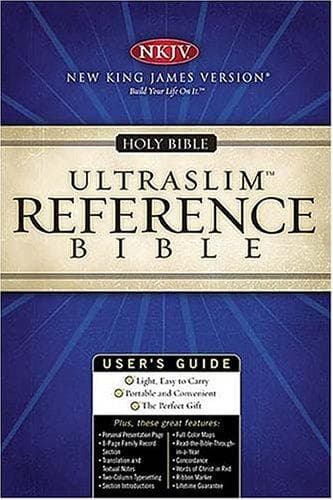 Cover image for NKJV UltraSlim Center-Column Reference Bible