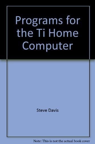 Cover image for Programs for the TI home computer