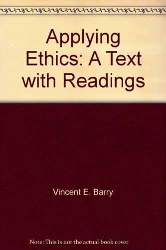 Cover image for Applying ethics