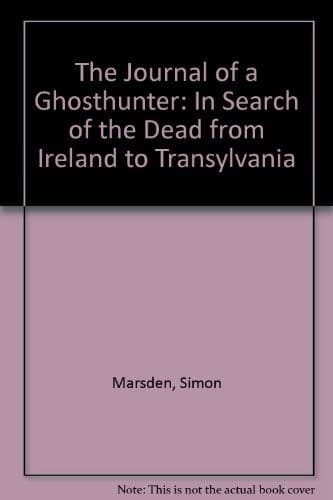 Cover image for The journal of a ghosthunter