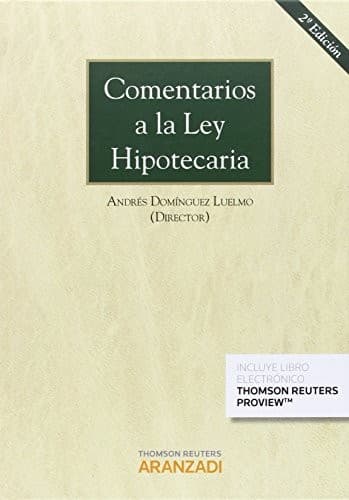 Cover image for Comentarios a la Ley Hipotecaria