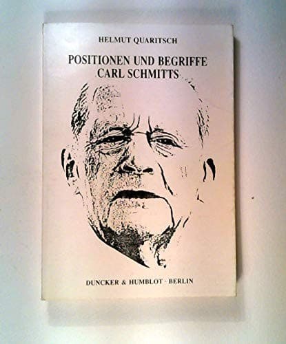 Cover image for Positionen und Begriffe Carl Schmitts