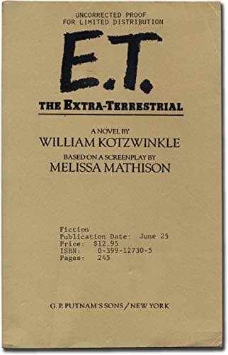 Cover image for E.T. - the Extra-Terrestrial