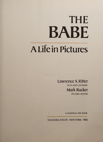 Cover image for The Babe
