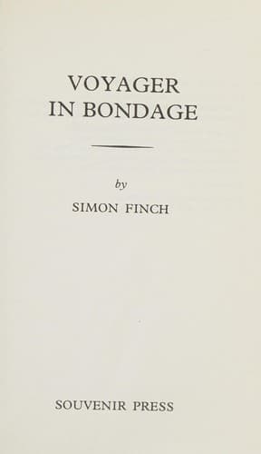 Cover image for Voyager in bondage