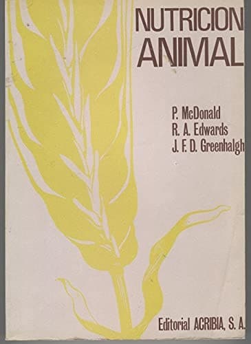 Cover image for Nutrición animal