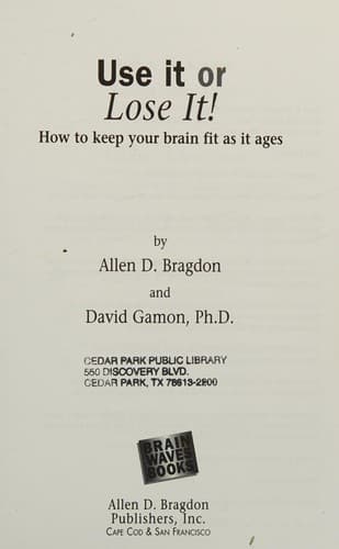 Cover image for Use it or lose it!