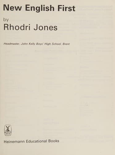 Cover image for New English