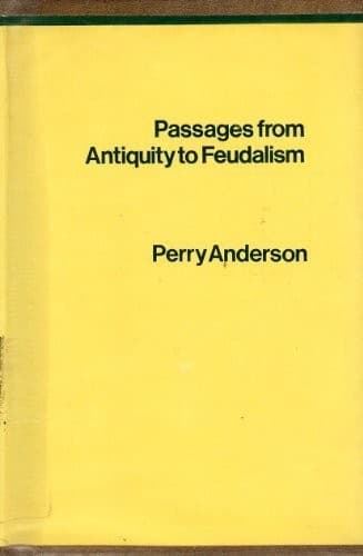 Cover image for Passages from antiquity to feudalism