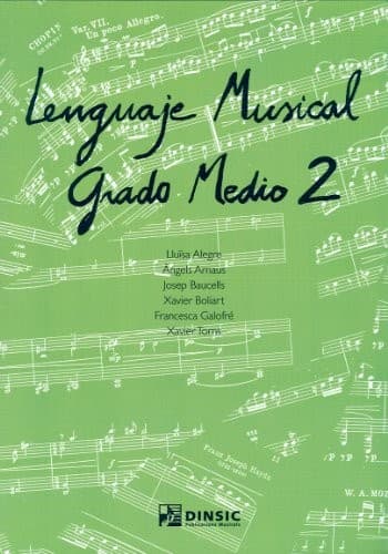 Cover image for Lenguaje musical, grado medio 2