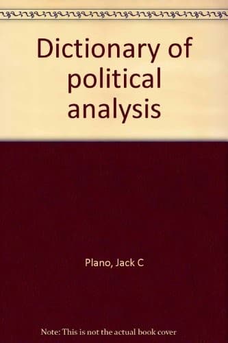 Cover image for Dictionary of political analysis