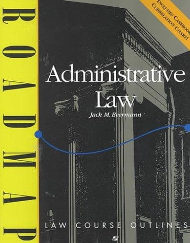 Cover image for Administrative law