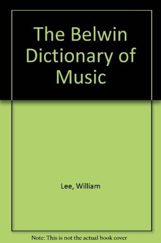 Cover image for Belwin Dictionary of Music