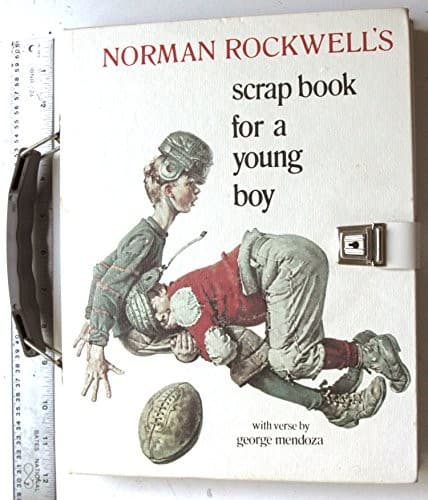 Cover image for Norman Rockwell's Scrapbook for a Young Boy