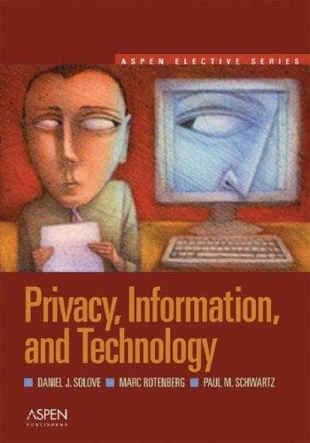 Cover image for Privacy, Information And Technology (Aspen Elective)