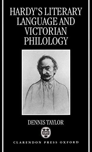 Cover image for Hardy's literary language and Victorian philology