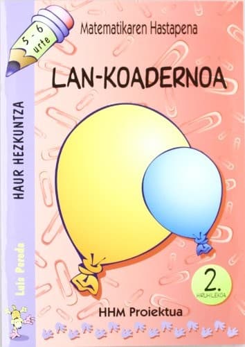 Cover image for Matematika  5-6 urte