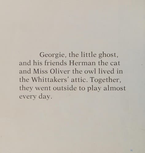 Cover image for Georgie and the little dog
