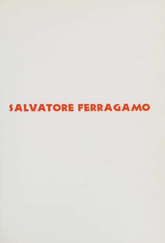 Cover image for Salvatore Ferragamo